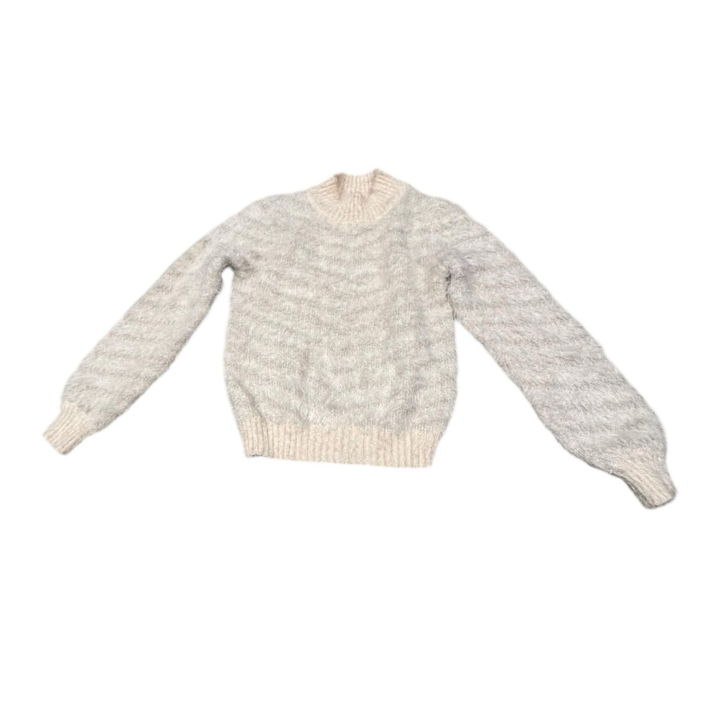 Jessica Simpson Fuzzy Cream Sweater Size 10